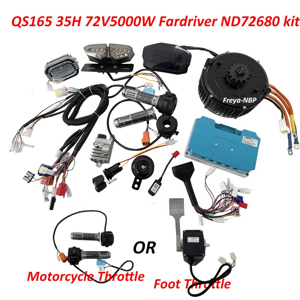 QS Motor QS165 5000W 72V 35H H - Mid Drive Motor Kit 72V 5000W 评论和价格